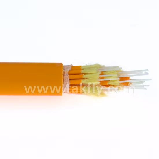 中国工場 6/8/12/24/48/96/144 コア MPO-LC/SC/FC/ST シングル モード-マルチ モード-PVC-LSZH-Optik-Breakout-Kabel